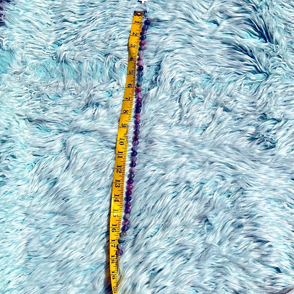 Gorgeous Multi Coloured Agate Necklace with Sterling Silver Clasp - Picture 10 of 14